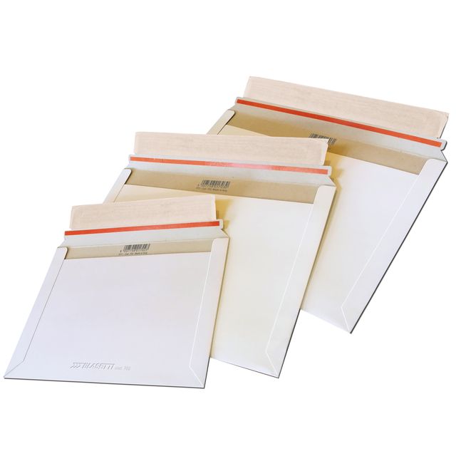 Buste e-commerce pack BT - 17 x 23 cm - cartone teso - bianco - Blasetti - conf…