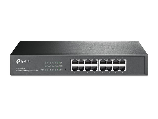 TP-Link JetStream TL-SG1016DE - Switch - gestito - 16 x 10/100/1000 - montabile…