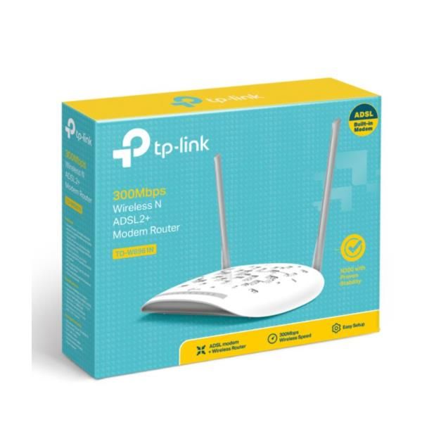 TP-Link TD-W8961N - Router wireless - modem DSL - switch a 4 porte - 802.11b/g/…