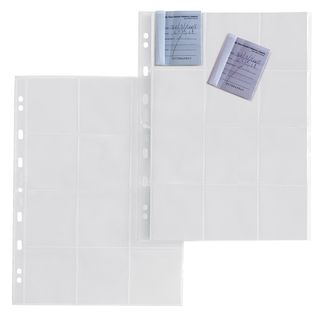 Buste forate Atla MA - 21 x 29,7 cm - PP - porta matrici assegni - 12 spazi 65 …
