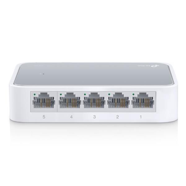 TP-Link TL-SF1005D 5-Port 10/100Mbps Desktop Switch - Switch - 5 x 10/100 - des…