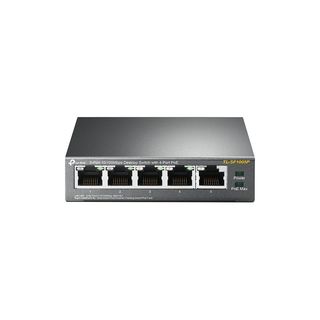 TP-Link TL-SF1005P - Switch - unmanaged - 5 x 10/100 (4 PoE) - desktop - PoE (5…
