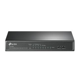 TP-Link TL-SF1008P - Switch - 4 x 10/100 (PoE) + 4 x 10/100 - desktop - PoE