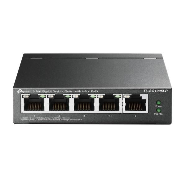 TP-Link TL-SG1005LP, Non gestito, Gigabit Ethernet (10/100/1000), Supporto Powe…