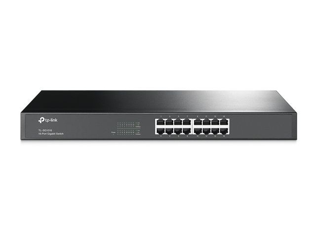 TP-Link TL-SG1016 - Switch - 16 x 10/100/1000 - montabile su rack