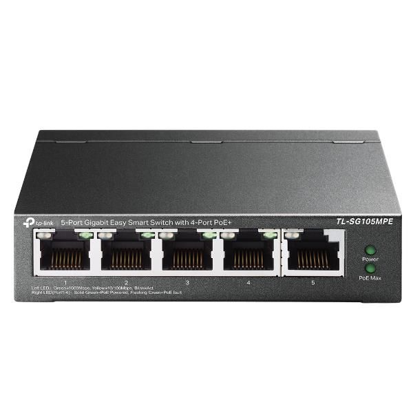TP-Link TL-SG105MPE, L2, Gigabit Ethernet (10/100/1000), Supporto Power over Et…