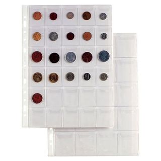 Buste forate Ercole - PVC liscio - 21 x 29,7 cm - porta monete - 30 tasche - Se…