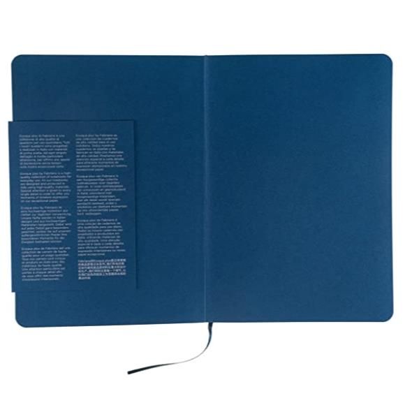 Taccuino Ecoqua Plus - con elastico - rilegatura cucita - A5 - 5 mm - 80 fogli …
