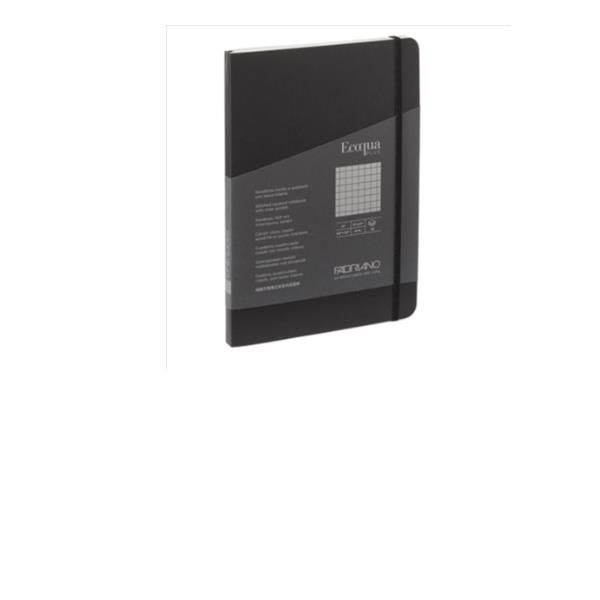 Taccuino Ecoqua Plus - con elastico - rilegatura cucita - A5 - 5 mm - 80 fogli …