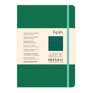 Taccuino Ispira - con elastico - copertina flessibile - A5 - 96 fogli - puntina…