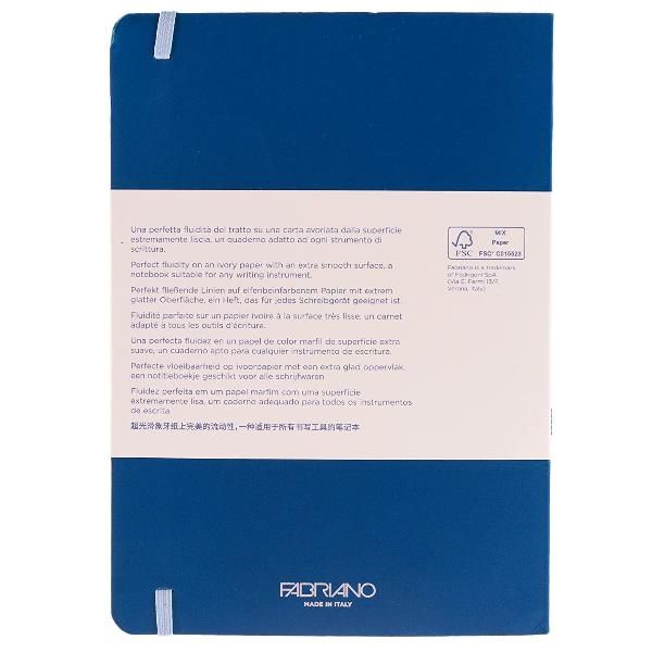 Taccuino Ispira - con elastico - copertina flessibile - A5 - 96 fogli - righe -…