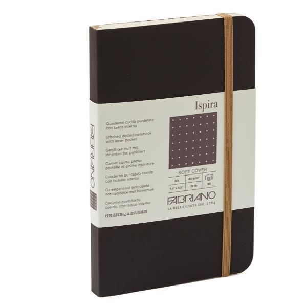 Taccuino Ispira - con elastico - copertina flessibile - A5 - 96 fogli - righe -…