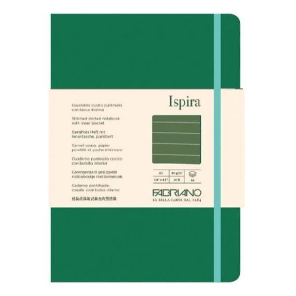Taccuino Ispira - con elastico - copertina flessibile - A5 - 96 fogli - righe -…