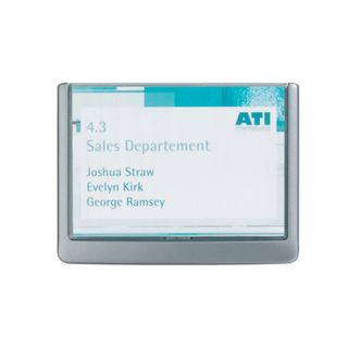 Targa per porte/pareti Click Sign - 14,9 x 10,6 cm - Durable
