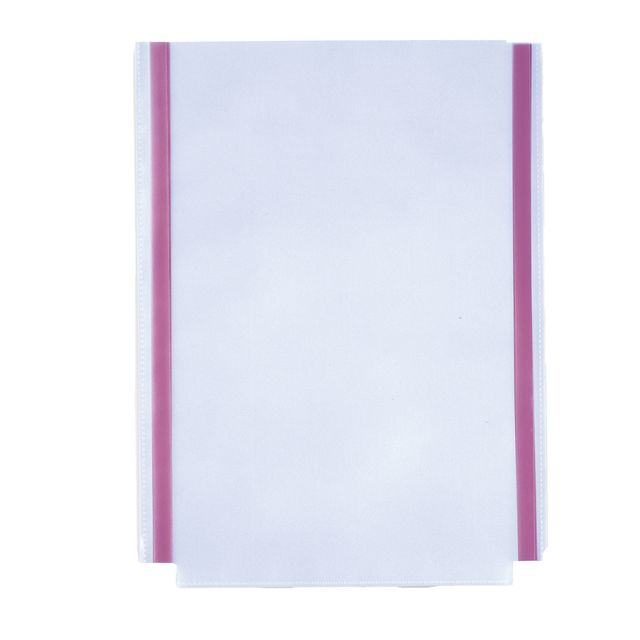 Tasche GS adesive con soffietto - PVC - 22 x 30 cm - trasparente - Sei Rota - c…
