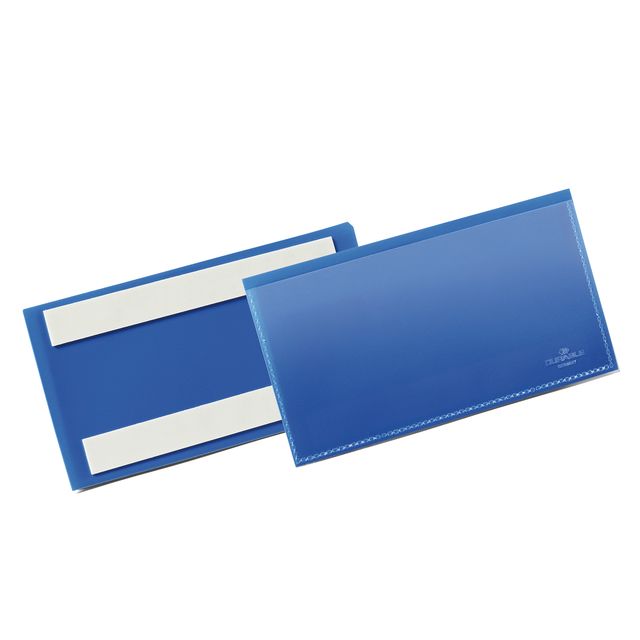 Tasche per identificazione Durable con bande adesive blu f.to esterno mm. 163x …