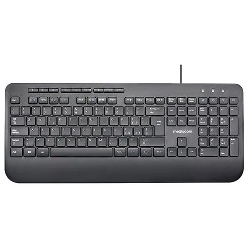 Tastiera Ergonomica Ultra slim - con filo - Mediacom