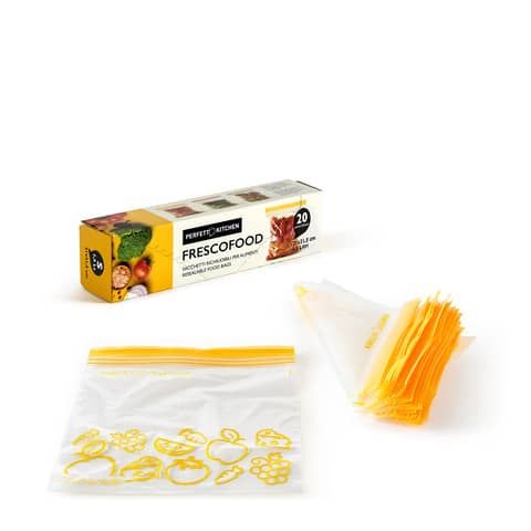 Buste per alimenti FrescoFood - small - 21 x 21,5 cm - Perfetto - conf. 20 pezzi