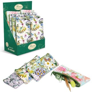 Bustina Nature Flowers - 22 x 10 cm - tessuto - fantasie assortite - Pigna
