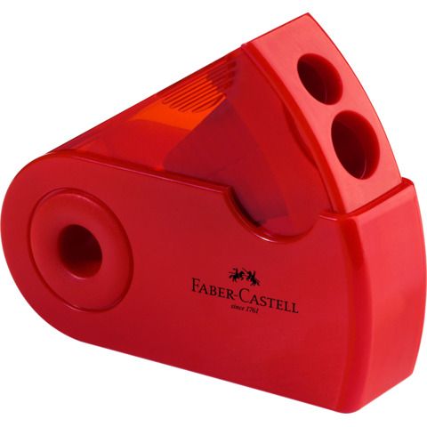 Temperamatite Sleeve con contenitore - 2 fori - con serbatoio - 70x34x20mm - ro…