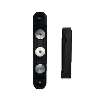 Terminale a muro per testina Rondo Tensa - magnetico - 2,2x12,5cm - nero - Stud…
