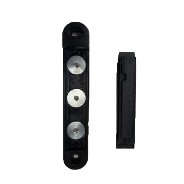 Terminale a muro per testina Rondo Tensa - magnetico - 2,2x12,5cm - nero - Stud…