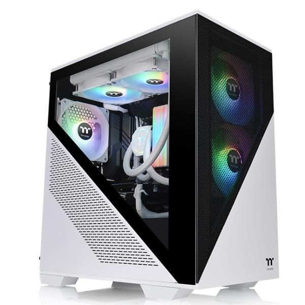 Thermaltake Divider 170 TG Snow ARGB - Micro case - micro ATX - pannello latera…