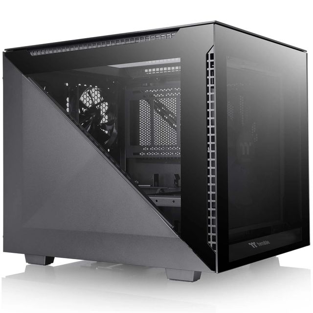 Thermaltake Divider 200 TG - Micro case - micro ATX - pannello laterale finestr…