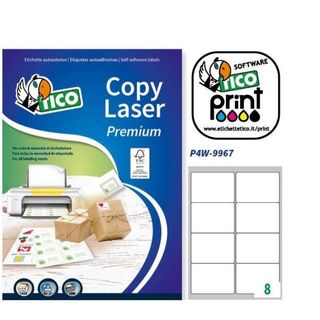 Tico Copy Laser Premium - Opaca - adesivo permanente - rivestito in silicone - …