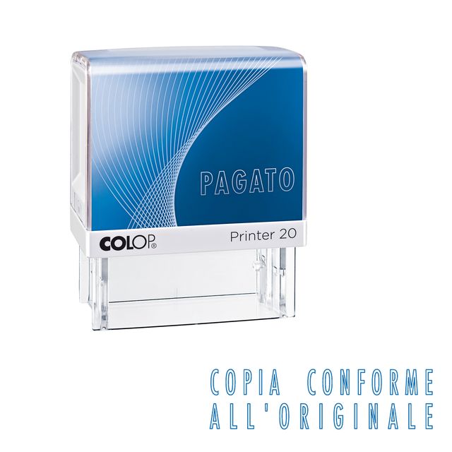 Timbro Printer 20/L G7 - COPIA CONFORME - 1,4 x 3,8 cm - autoinchiostrante - Co…