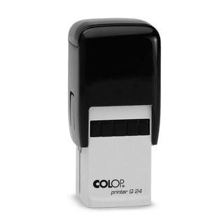 Timbro Printer Q 24 - 24 x 24 mm - 6 righe - quadrato - autoinchiostrante - ner…