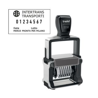 Timbro Professional 4.0 5558/PL Numeratore - 8 colonne - 5 mm - autoinchiostran…