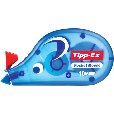 Tipp-Ex Pocket Mouse - Roller correttivo - 4.2 mm x 10 m - blu trasparente (pac…