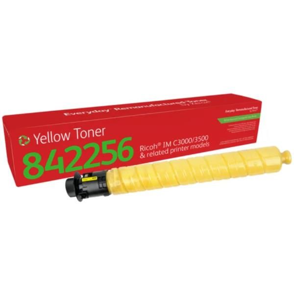 Toner rigenerato Everyday™ di Giallo compatibile con Ricoh 842256, Capacità sta…