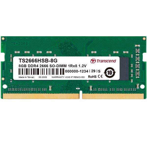 Transcend - DDR4 - modulo - 8 GB - SO DIMM 260-pin - 2666 MHz / PC4-21300 - CL1…