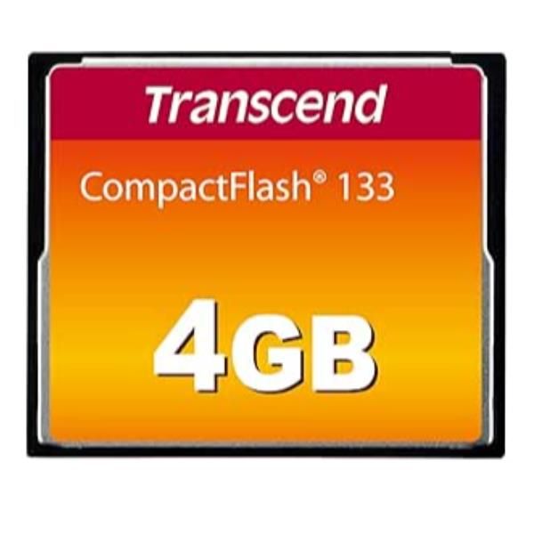 Transcend - Scheda di memoria flash - 4 GB - 133x - CompactFlash