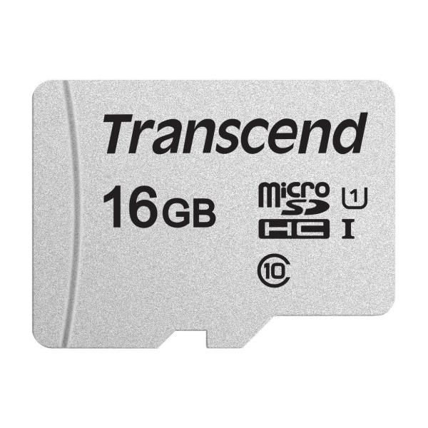 Transcend 300S - Scheda di memoria flash - 16 GB - UHS-I U1 / Class10 - microSD…