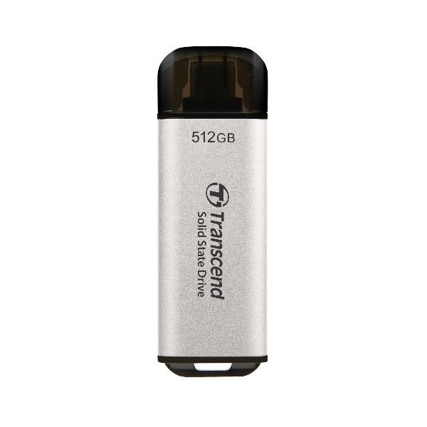 Transcend ESD300S - SSD - 512 GB - esterno (portatile) - USB 3.2 Gen 2x1 (USB-C…