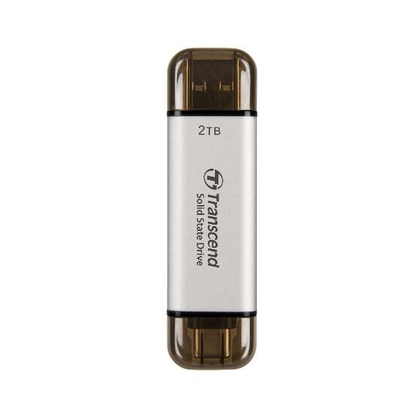 Transcend ESD310 - SSD - 2 TB - esterno (portatile) - USB 3.2 Gen 2x1 (USB-C co…