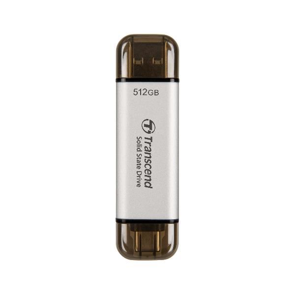 Transcend ESD310 - SSD - 512 GB - esterno (portatile) - USB 3.2 Gen 2x1 (USB-C …