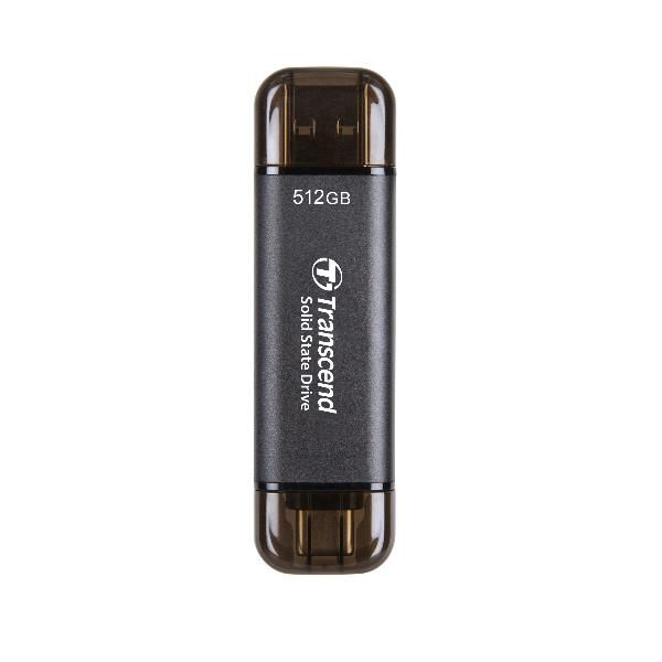 Transcend ESD310C - SSD - 512 GB - esterno (portatile) - USB 3.2 Gen 2x1 (USB-C…