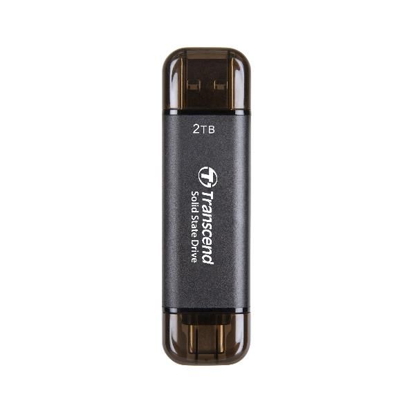 Transcend ESD310P - SSD - 512 GB - esterno (portatile) - USB 3.2 Gen 2x1 (USB-C…