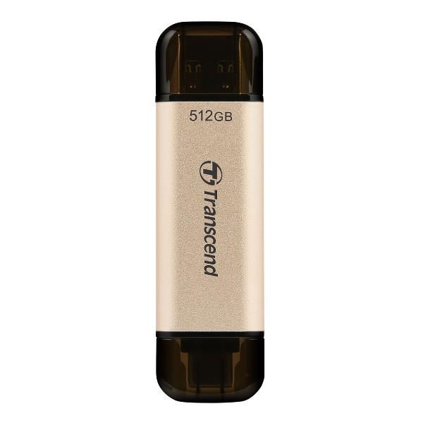 Transcend JetFlash 930C - Chiavetta USB - 512 GB - USB 3.2 Gen 1 / USB-C - oro