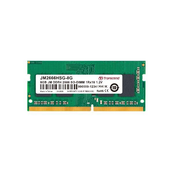 Transcend JetRAM - DDR4 - modulo - 8 GB - SO DIMM 260-pin - 2666 MHz / PC4-2130…