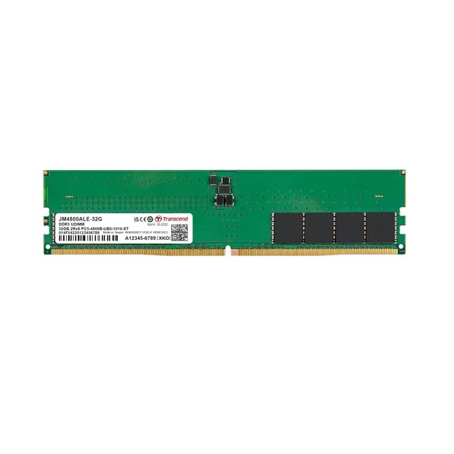 Transcend JetRAM - DDR5 - modulo - 32 GB - DIMM 288-PIN - 4800 MHz / PC5-38400 …