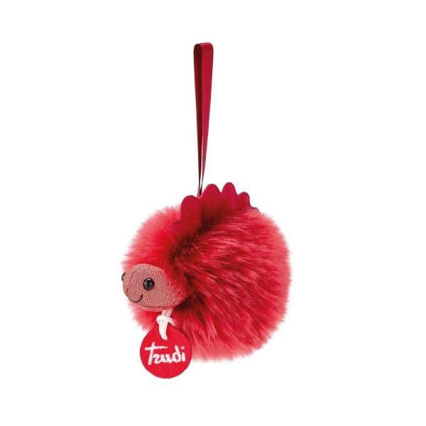 Trudi Charm Pompon - Dinosaur - borgogna