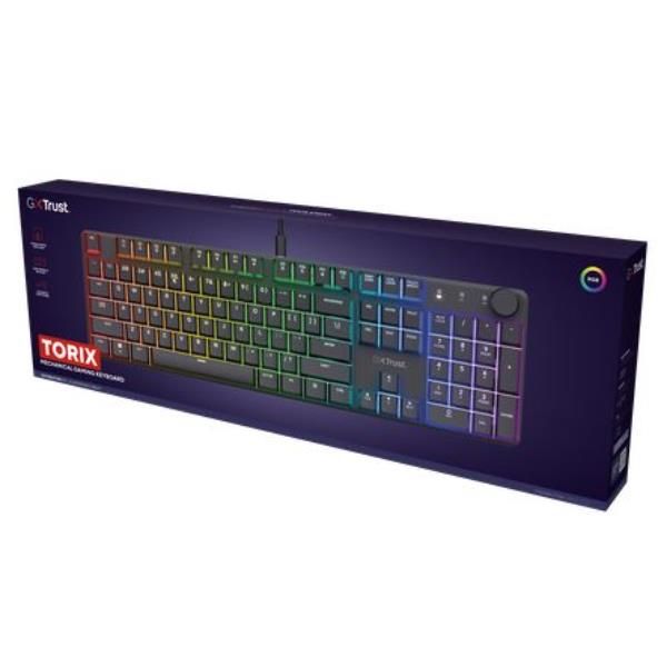 Trust GXT 866 TORIX TASTIERA MECCANICA DA GAMING PREMIUM CON ILLUMINAZIONE RGB …