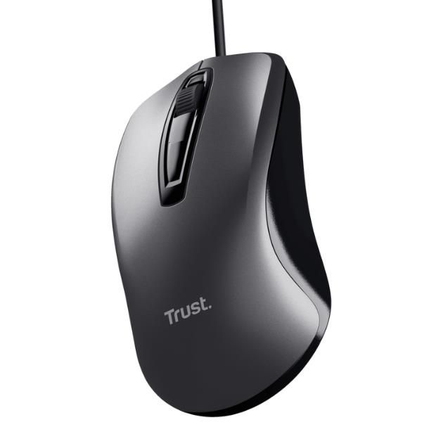Trust Carve - Mouse - per destrorsi e per sinistrorsi - ottica - 3 pulsanti - c…