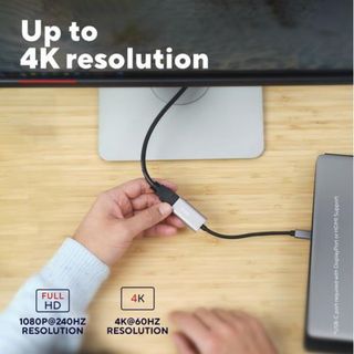 Trust Dalyx - Adattatore video - HDMI femmina a USB-C maschio - 20 cm - support…