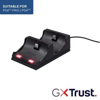 Trust GXT 235 Duo Charging Dock - Base di ricarica - 2 connettori di uscita (Mi…